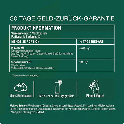 Produktinformation und Verzehrempfehlung